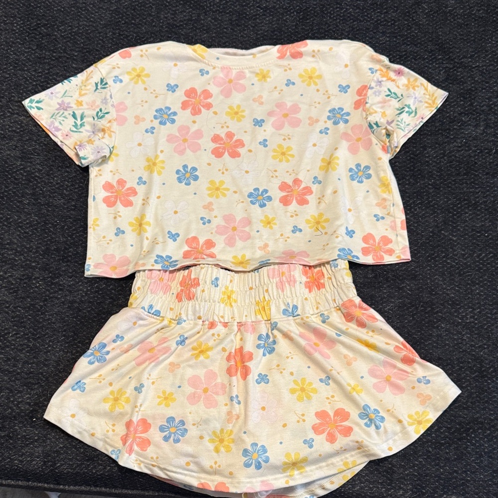 Floral Print Two-Piece Set